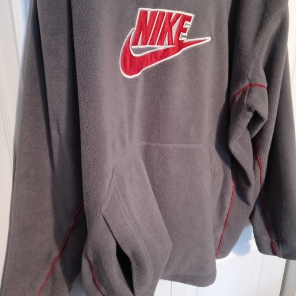 Nike big men's 3XL Gray hooded sweatshirt - Picture 2 of 4